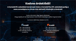 Desktop Screenshot of corweld.hu
